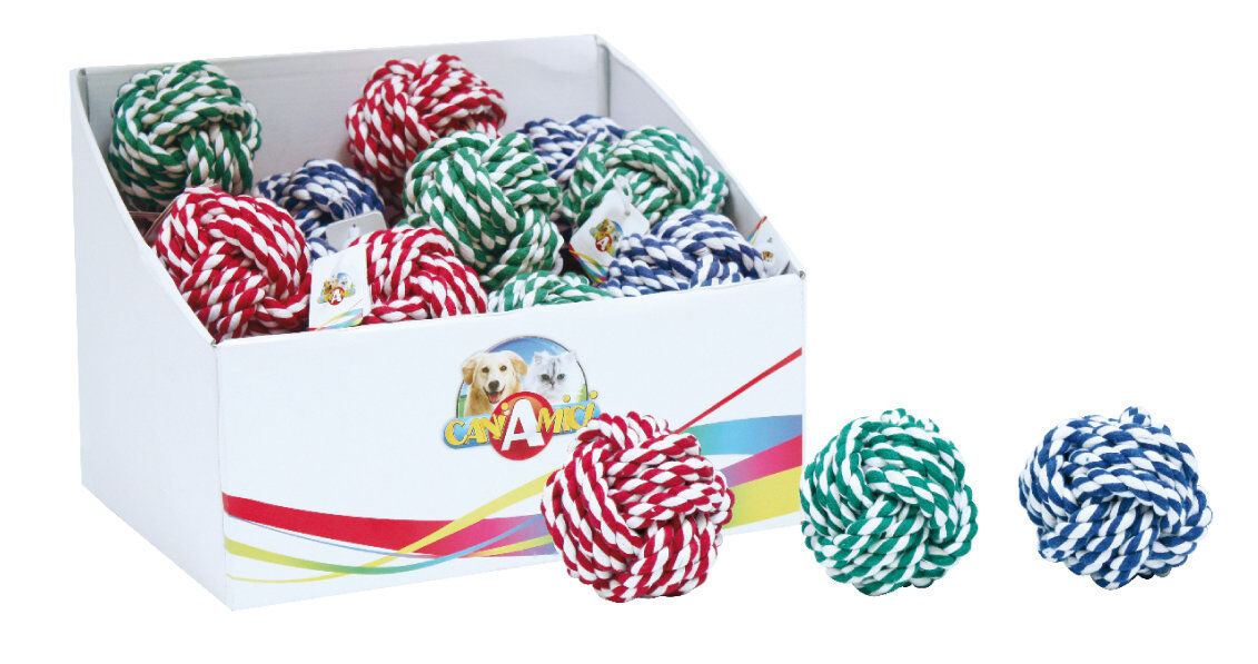 Croci - Balle en Corde pour Chiens - 6,5cm Image num&eacute;ro 1