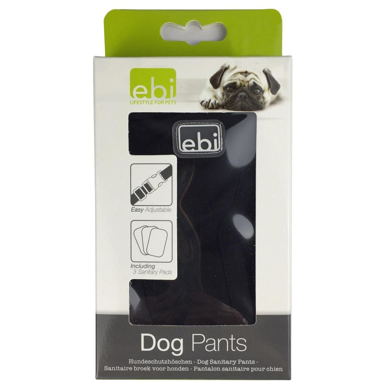 Ebi - Culotte DOG PANTS CLASSIC Noir - XS 16-23cm Image num&eacute;ro 3