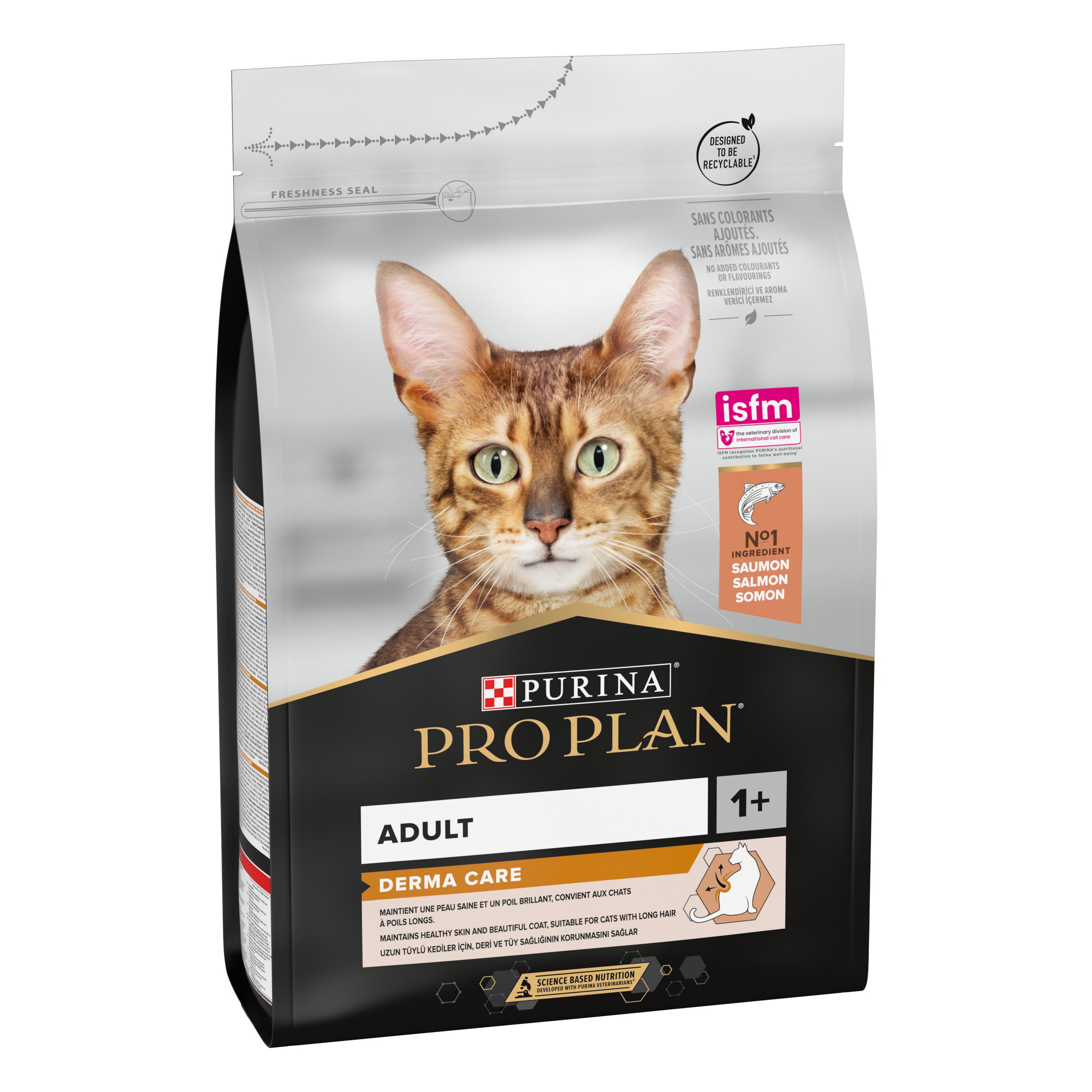 Pro Plan - Croquettes OPTIDERMA Elegant Saumon pour Chat - 3Kg Image num&eacute;ro 2