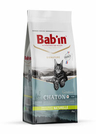 Bab'in - Croquettes SIGNATURE GRAIN FREE Poulet pour Chaton - 2Kg