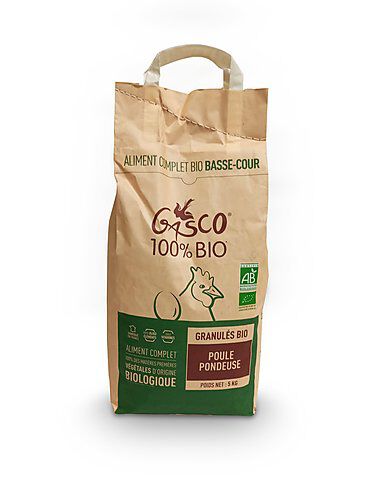 Gasco Cot&Co - Alimentation Bio pour Poules Pondeuse - 5Kg Image num&eacute;ro 1