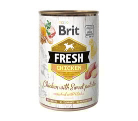 Brit - Pâtée Adult Poulet Patate Douce pour Chiens - 400g