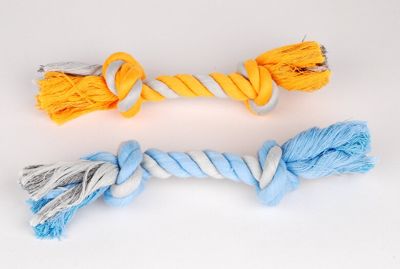 Anka - Corde 2 Nœuds pour Petit Chien - 19cm Image numéro 1 Anka - Corde 2 Nœuds pour Petit Chien - 19cm Image numéro 1