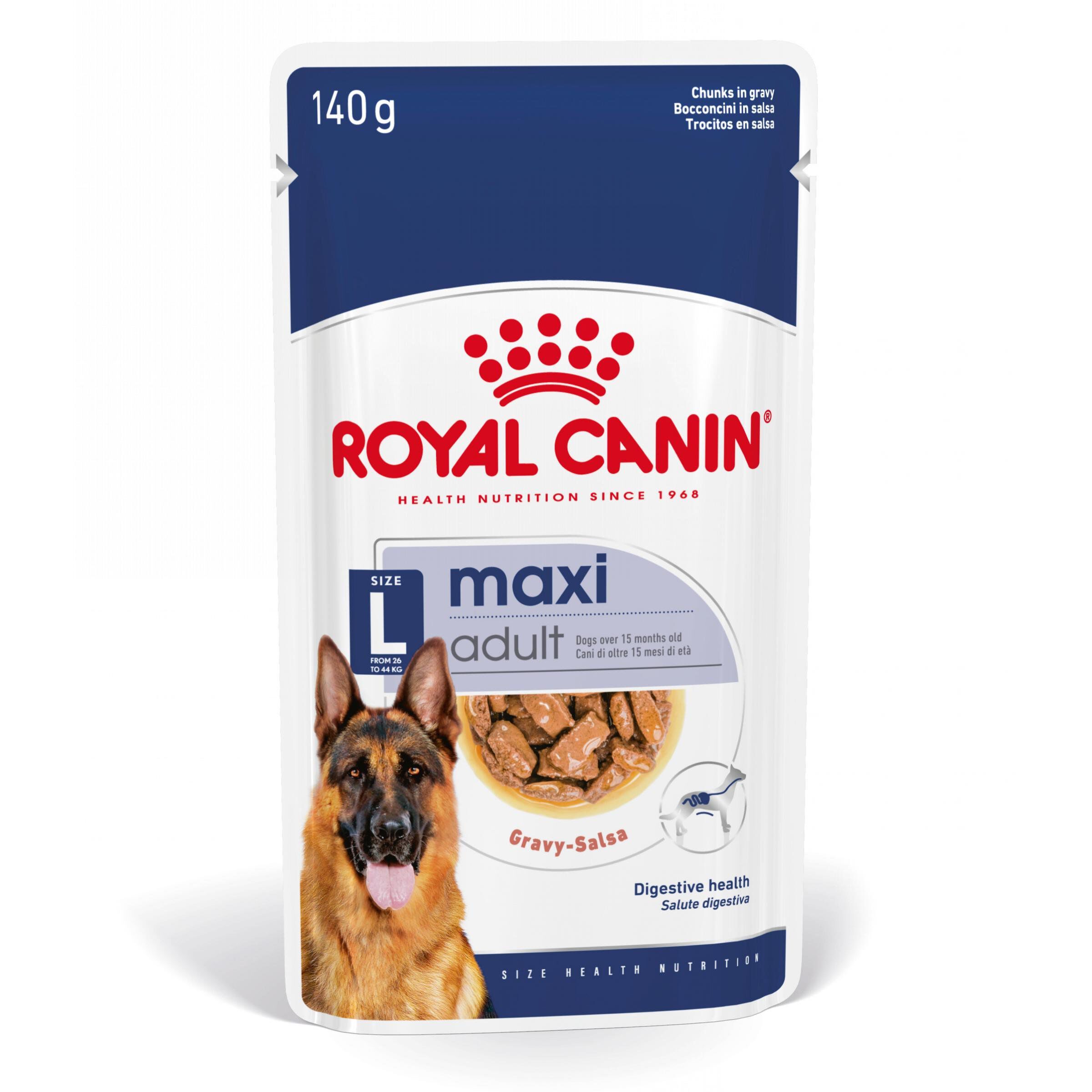 Royal Canin - Sachet Fraicheur Maxi Adult En Sauce Pour Chien De Grandes Races - 10x140g Image num&eacute;ro 2