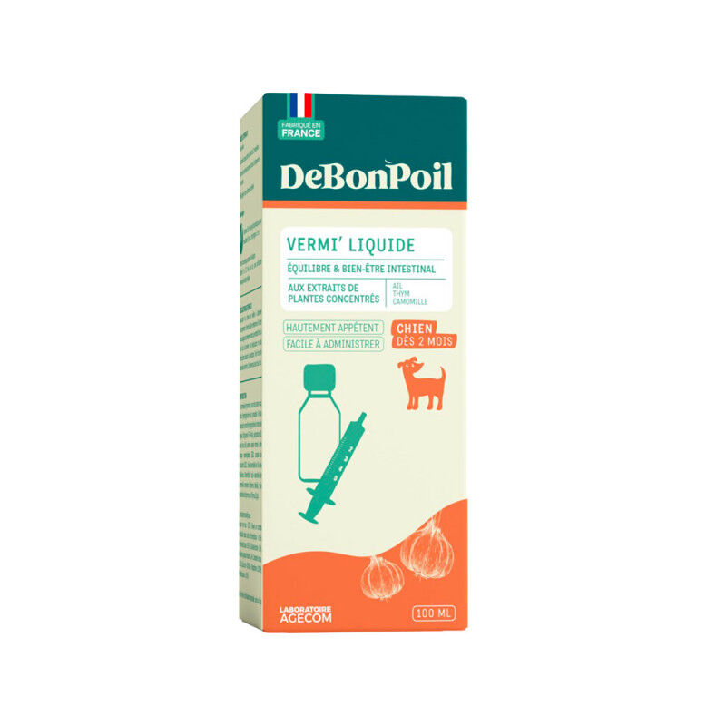 DeBonPoil - Vermi ' Liquide pour Chiens - 100ml Image num&eacute;ro 1