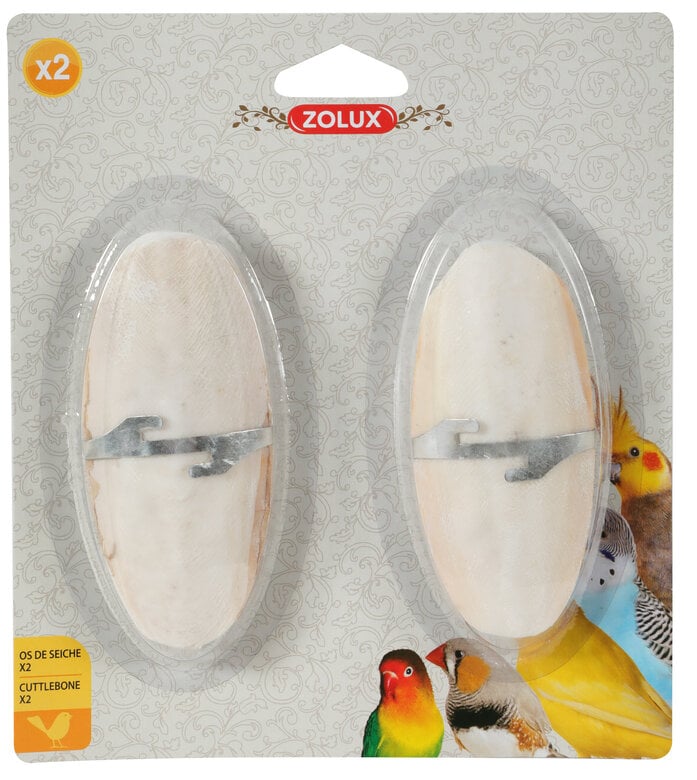 Zolux - Os de Seiche avec Support pour Oiseaux - x2 Image numéro 1 Zolux - Os de Seiche avec Support pour Oiseaux - x2 Image numéro 1