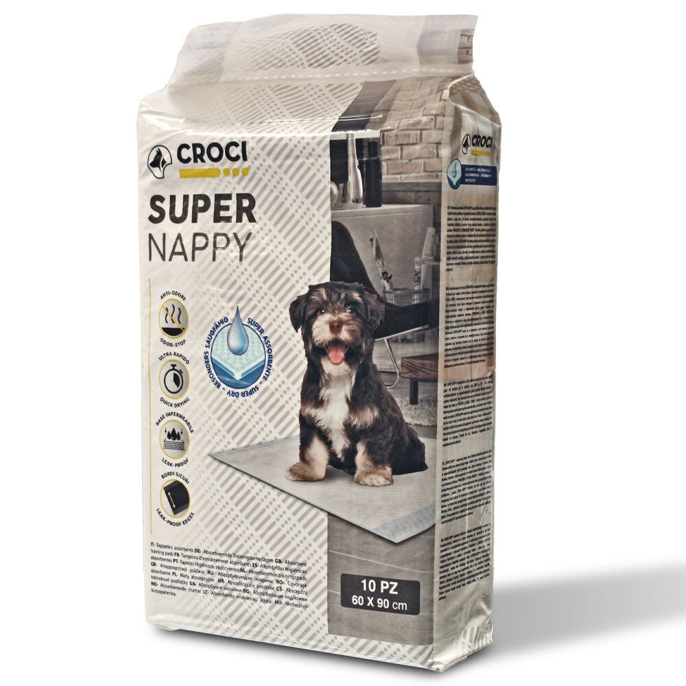 Croci - Tapis Hygi&eacute;nique Super NAPPY x10 -  90x60cm Image num&eacute;ro 1