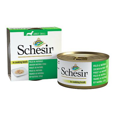 Schesir - Repas Cuisine Adulte Poulet au Naturel pour Chien - 85g