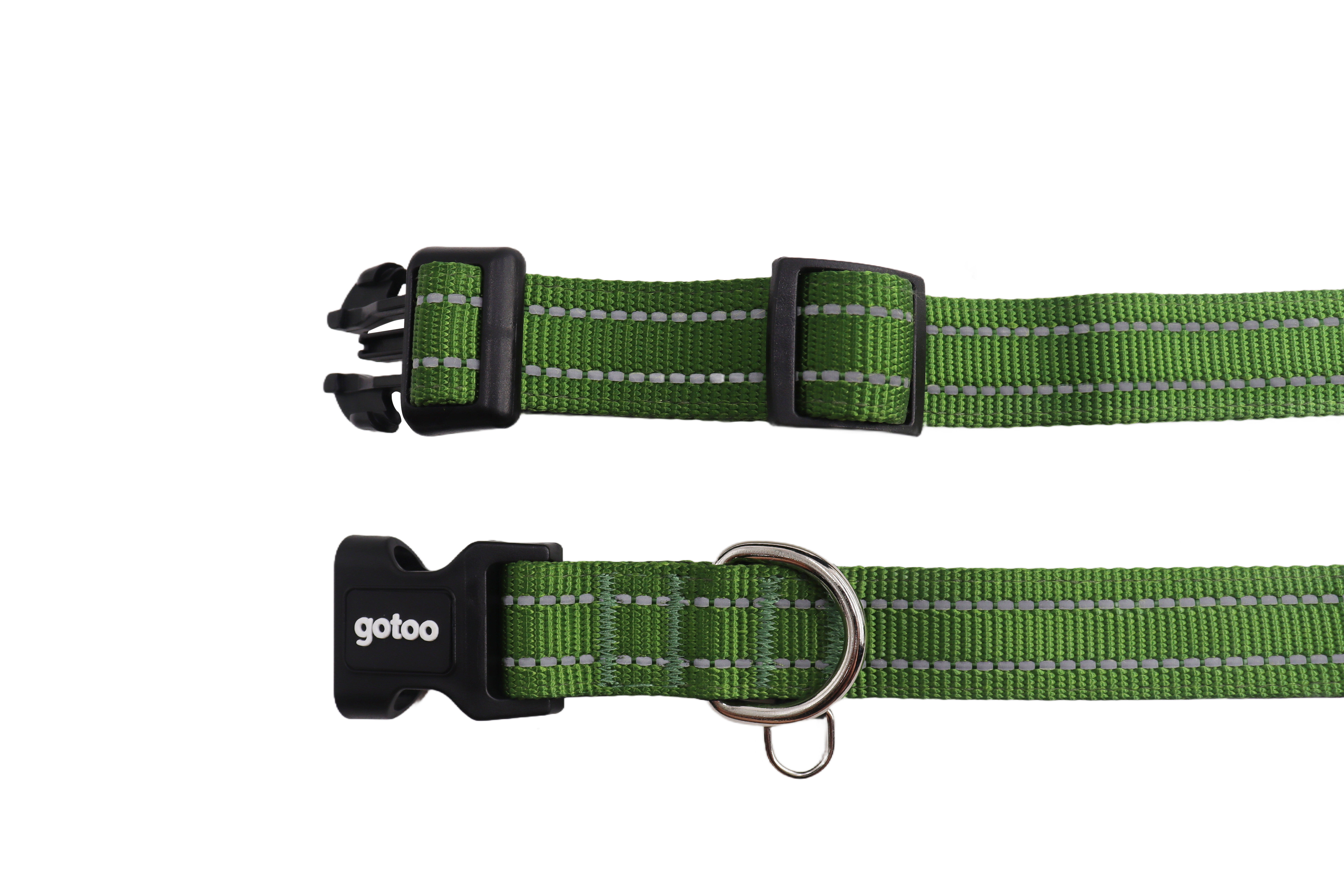 Gotoo - Collier en Nylon Premium Vert pour Chien - XS Image num&eacute;ro 2