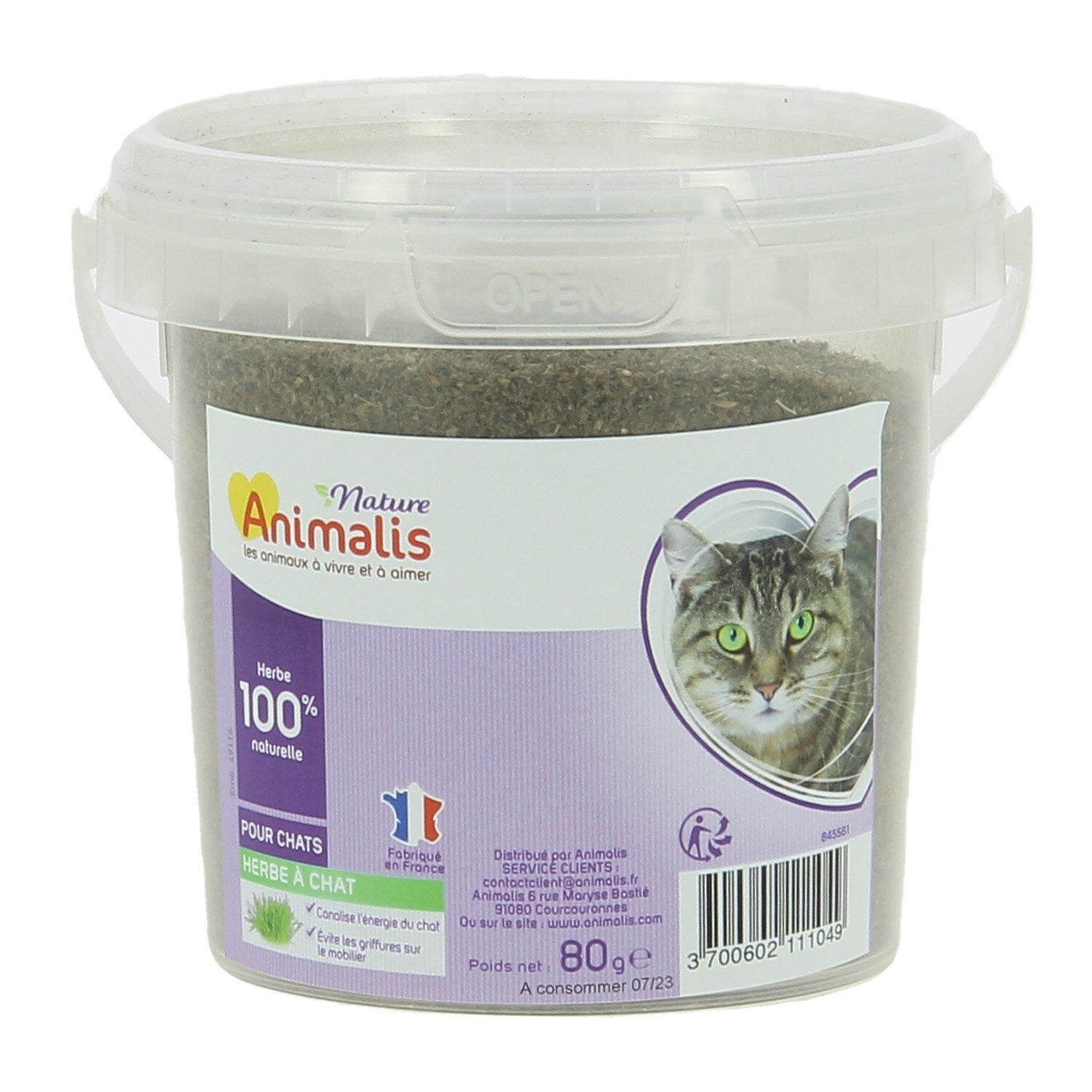 Animalis - Cataire en poudre pour Chat - 80g Image num&eacute;ro 1