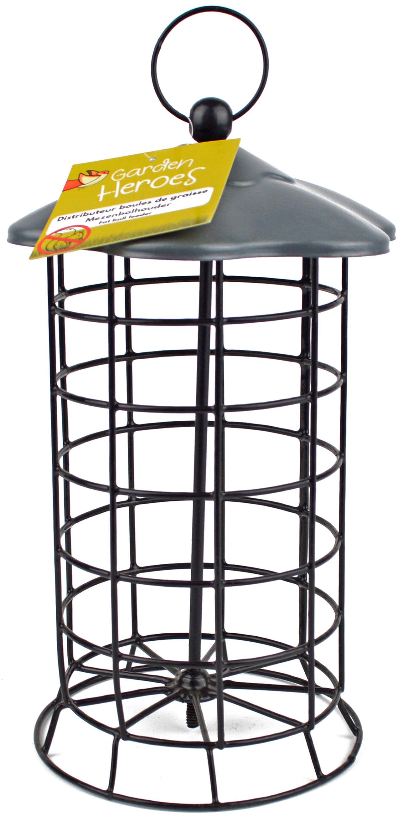 Garden Heroes - Distributeur Protege Boules de Graisse M&eacute;tal - 20x20x23cm Image num&eacute;ro 1
