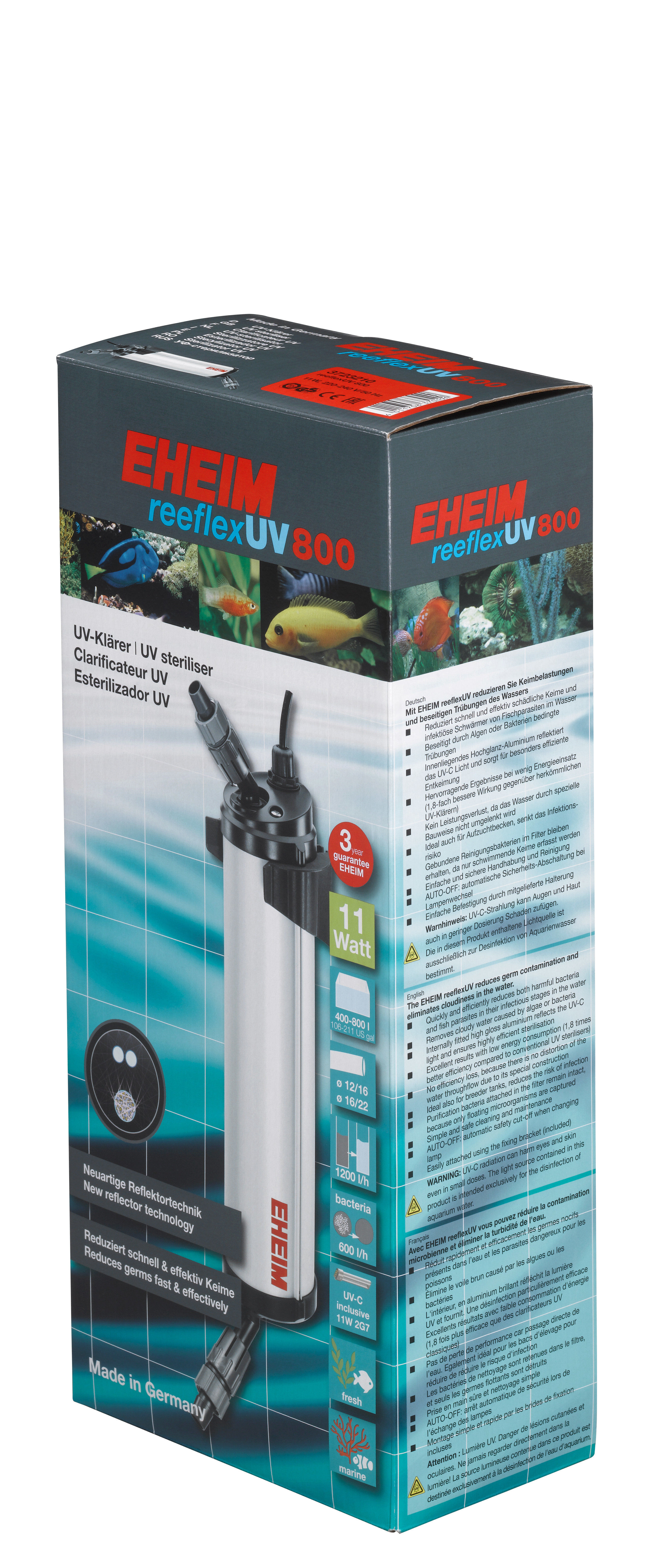 Eheim - St&eacute;rilisateur Reeflex UV 800 pour Aquarium - 11W Image num&eacute;ro 1