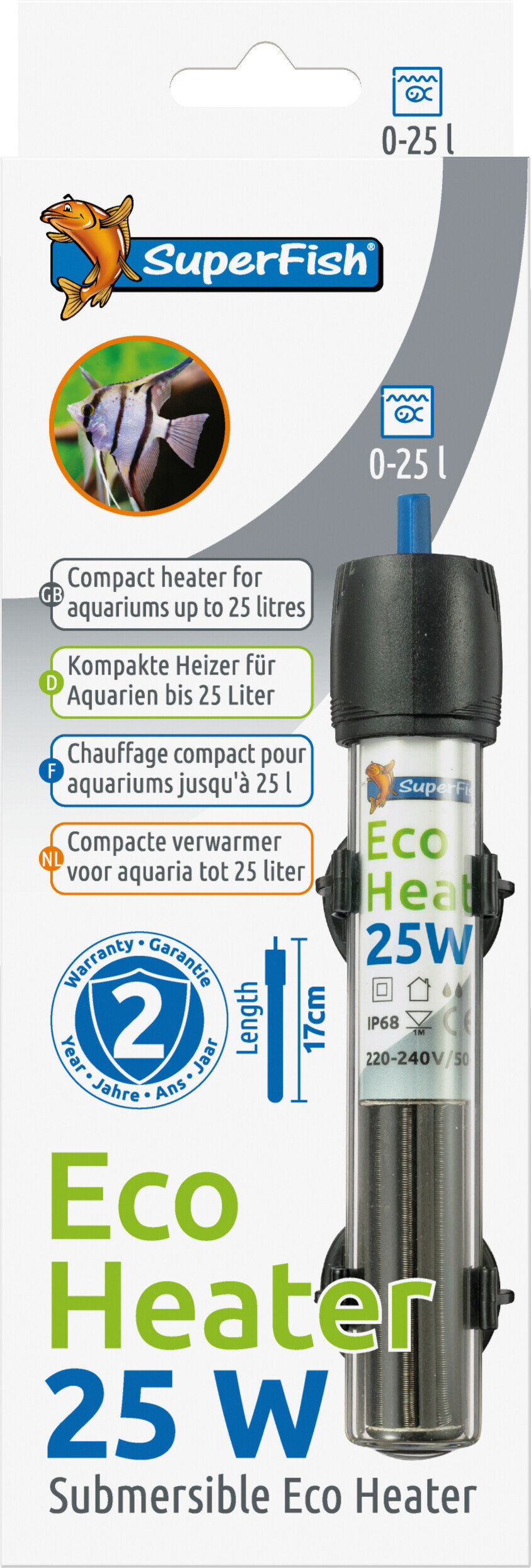 Superfish - Chauffage Eco Heater pour Aquarium de 25 L - 25W Image num&eacute;ro 2