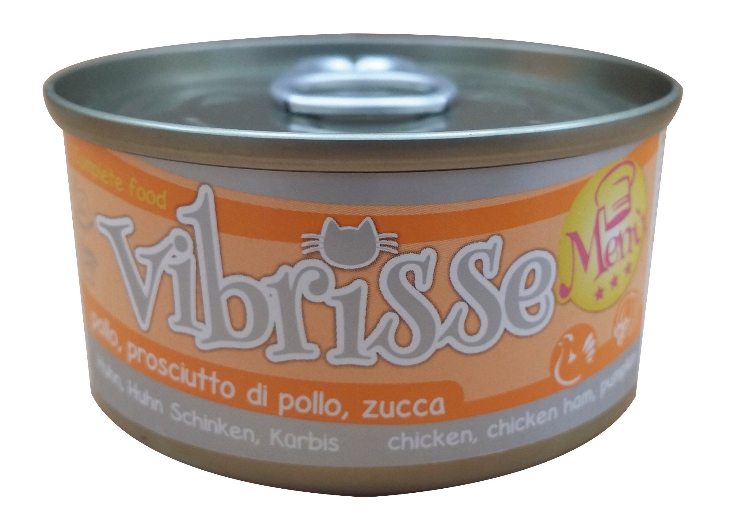 Vibrisse - P&acirc;t&eacute;e MENU POULET JAMBON ET CITROUILLE POUR CHATS - 70g Image num&eacute;ro 1