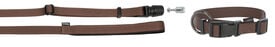 Goleygo - Ensemble Laisse Collier et Goupille Marron pour Chien