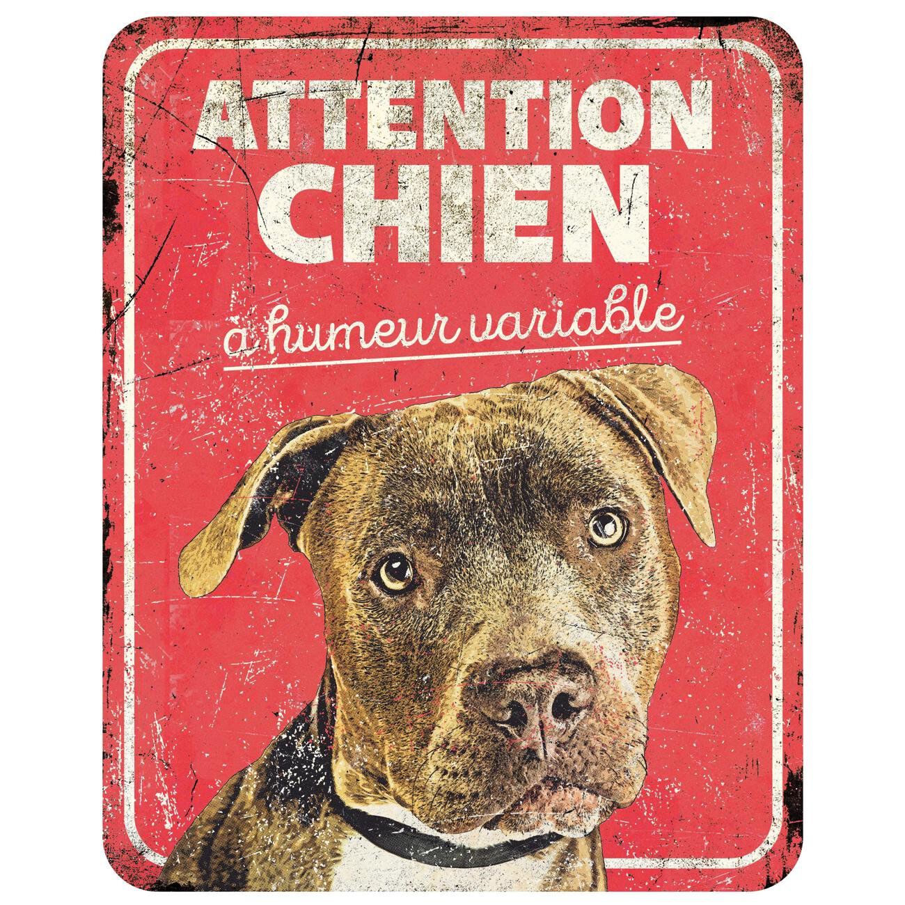 D&D - Panneau d'avertissement stafford fr - 25x20x03cm rouge Image num&eacute;ro 1