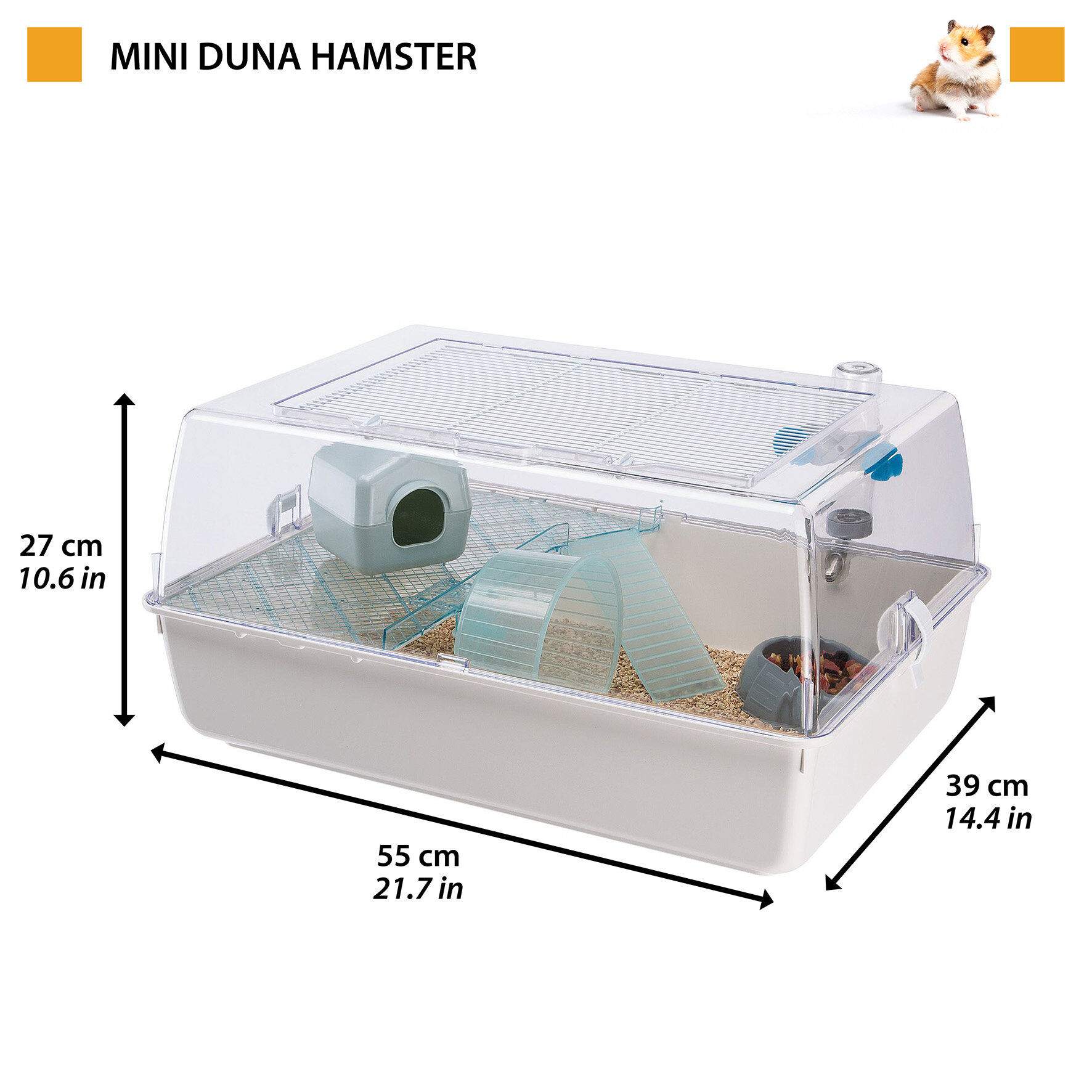 Ferplast - Cage Mini Duna pour Hamster - Blanc Image num&eacute;ro 1
