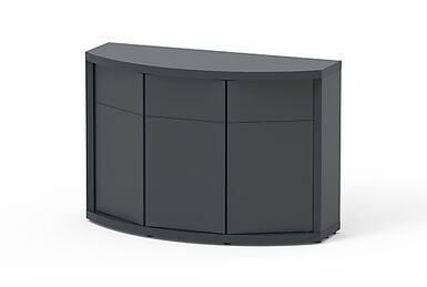 Aquatlantis - Meuble SUBLIME HORIZON 120 Anthracite pour Aquarium - 120x49x83cm
