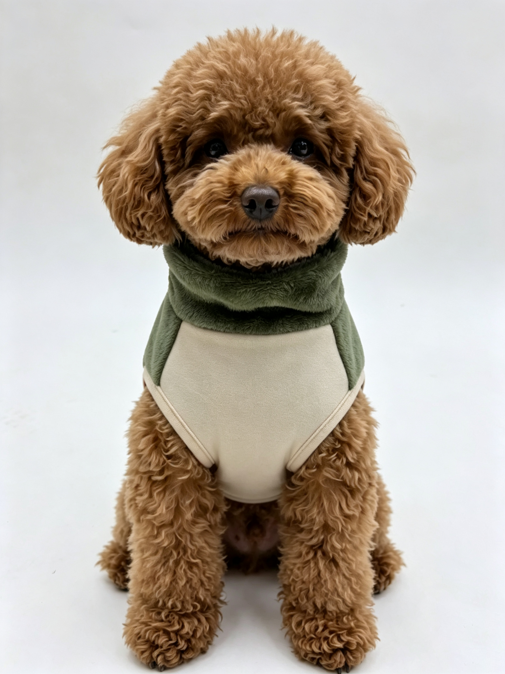 Gotoo - Manteau Polaire Vert pour Chiens - 30cm Image num&eacute;ro 4