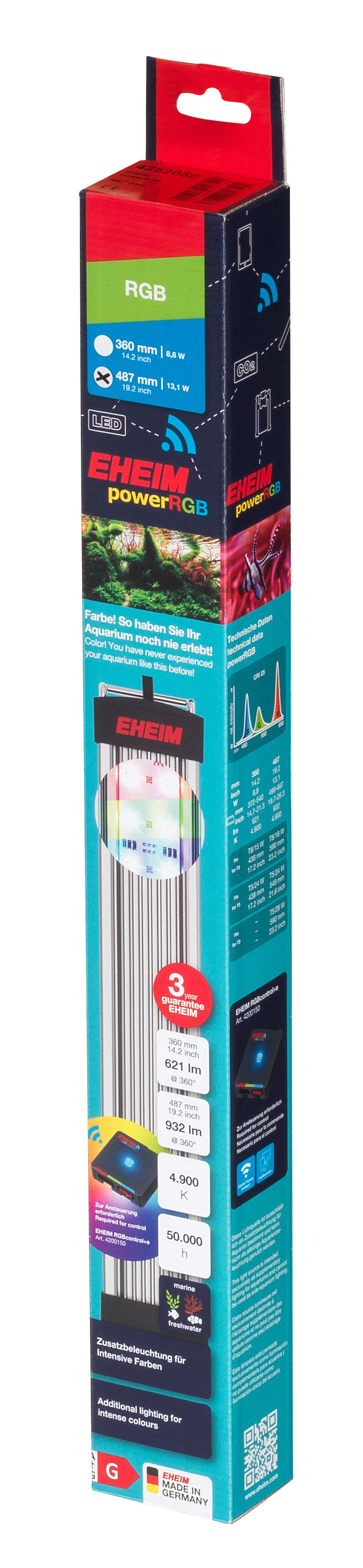 Eheim -  Rampe PowerRGB 487 Multicolore Image num&eacute;ro 1