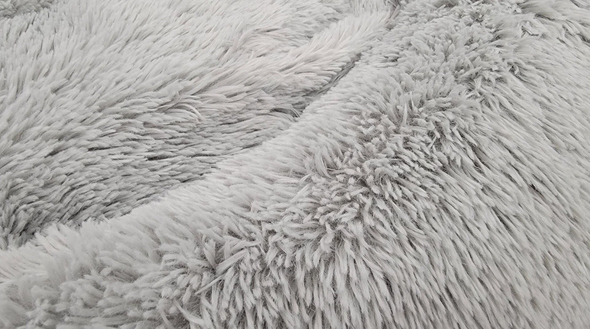 Leeby - Donut Anti-Stress en Peluche Douce Taille XXL pour Chien - Gris Image num&eacute;ro 3