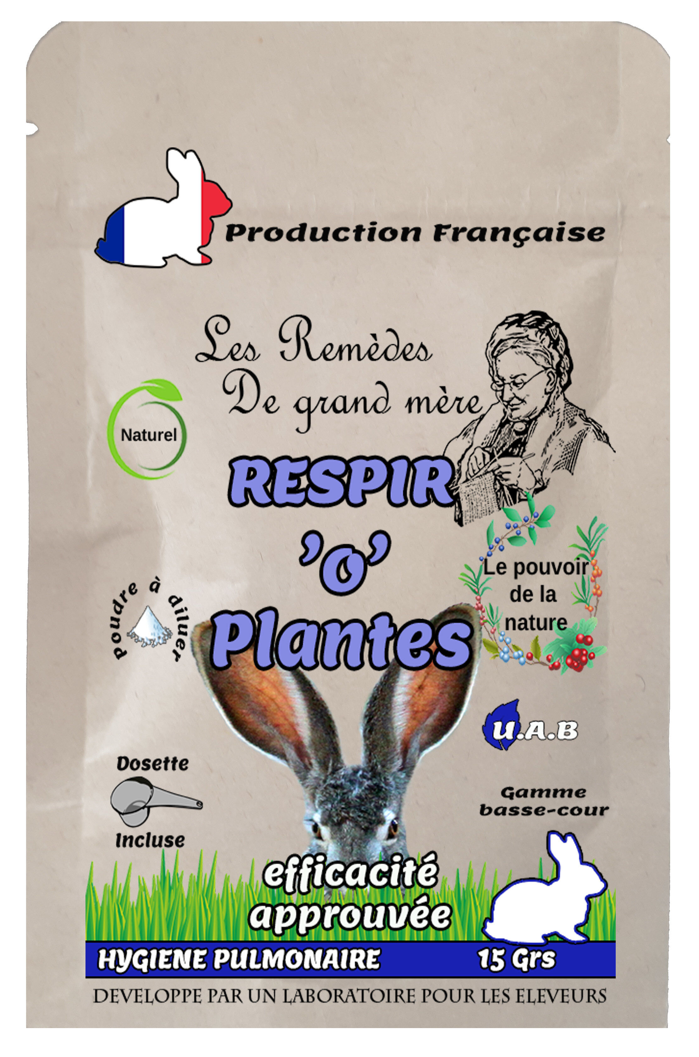Animalgeo - RESPIR'O'PLANTES LAPIN -SACHET-15 GRS Image num&eacute;ro 1