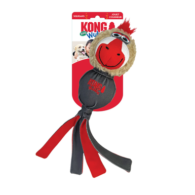 KONG - Jouet Peluche  Wubba Zoo Mandrill pour Chiens