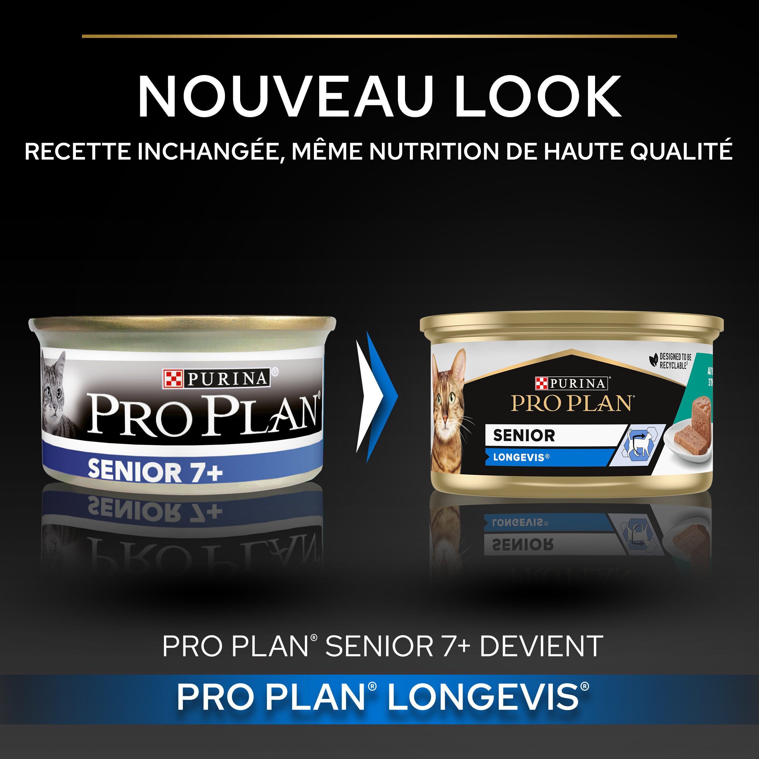 Pro Plan - P&acirc;t&eacute;e Adult 7+ pour Chat Adulte - 85g Image num&eacute;ro 4