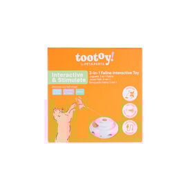 Tootoy! - Jeu Stimulant 3-en-1 pour Chats - 19,5cm