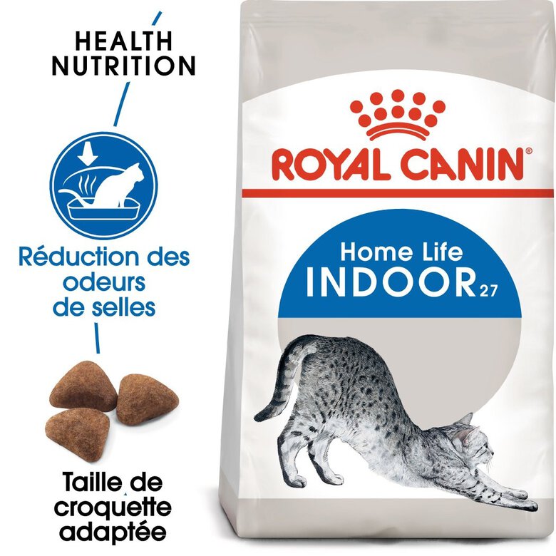 Royal Canin - Croquettes Indoor 27 pour Chat d'Intérieur de 1 à 7 ans - 2Kg Image numéro 1 Royal Canin - Croquettes Indoor 27 pour Chat d'Intérieur de 1 à 7 ans - 2Kg Image numéro 1