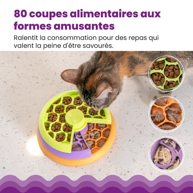 Outward Hound - Jeux Puzzle Kitty Lickin' Layers pour Chats Image num&eacute;ro 3