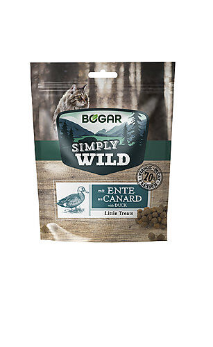 Simply Wild - Friandises Bogar Little Treats au Canard pour Chats - 60g Image num&eacute;ro 1