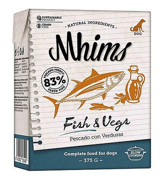 Mhims - Aliment Fish & Vegs au Poisson pour Chien - 375g