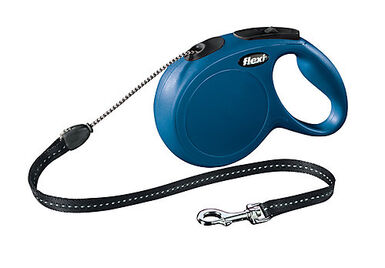 Flexi - Laisse Classic avec Cordon de 5m pour Chien M - Bleu