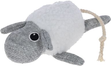 Kerbl - Jouet Mouton blanc/gris pour chiots - 28cm