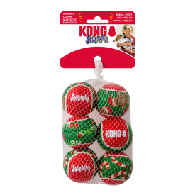 Kong - Balles Squeakair Balls No&euml;l - x6