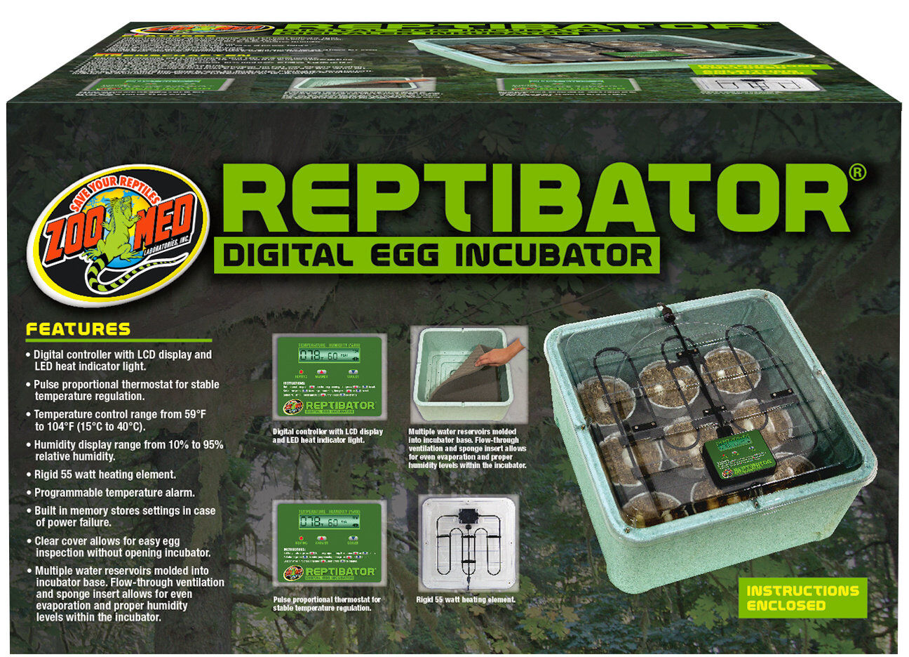 Zoomed - Incubateur digital pour reptile Image num&eacute;ro 1