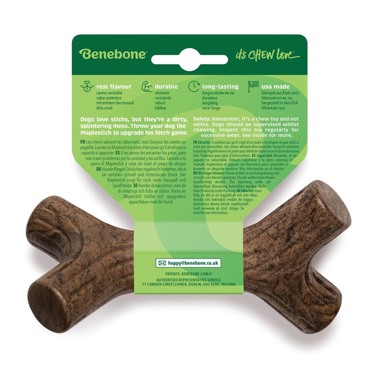 Benebone - Jouet Os A Macher Maplesticks Bois - S Image numéro 2 Benebone - Jouet Os A Macher Maplesticks Bois - S Image numéro 2