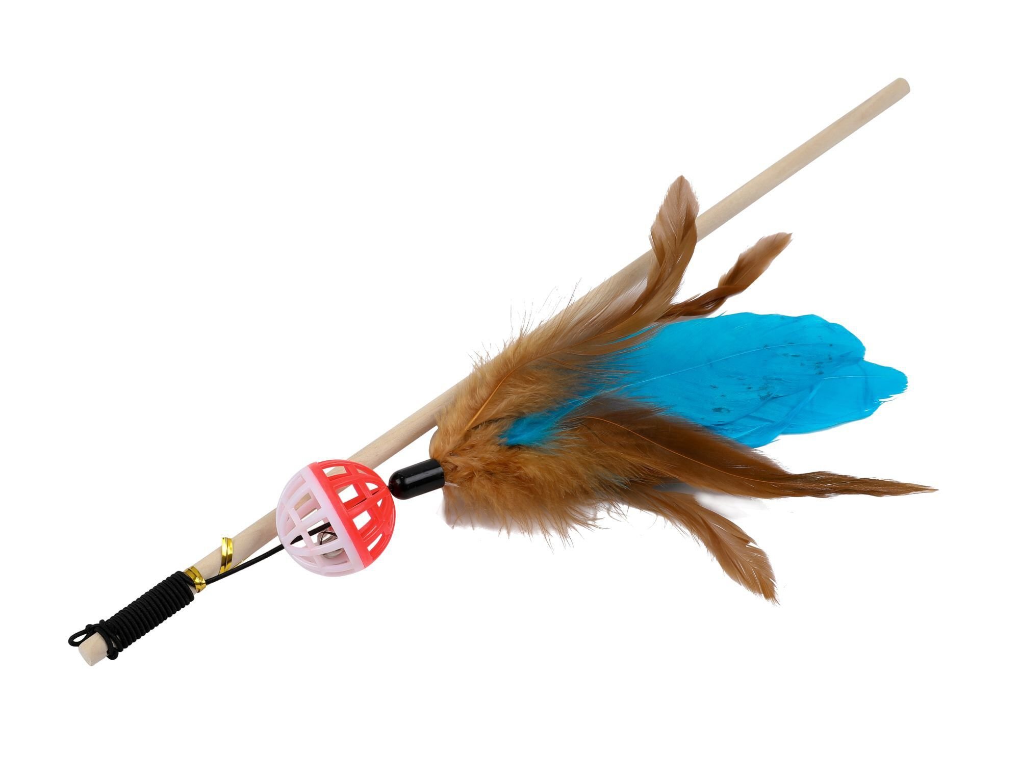 Wouapy -  Jouet Canne &agrave; P&ecirc;che Cirque pour Chat - 40cm Image num&eacute;ro 1