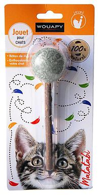 Wouapy - Jouet Sucette avec Herbe à Chat et Matatabi pour Chat