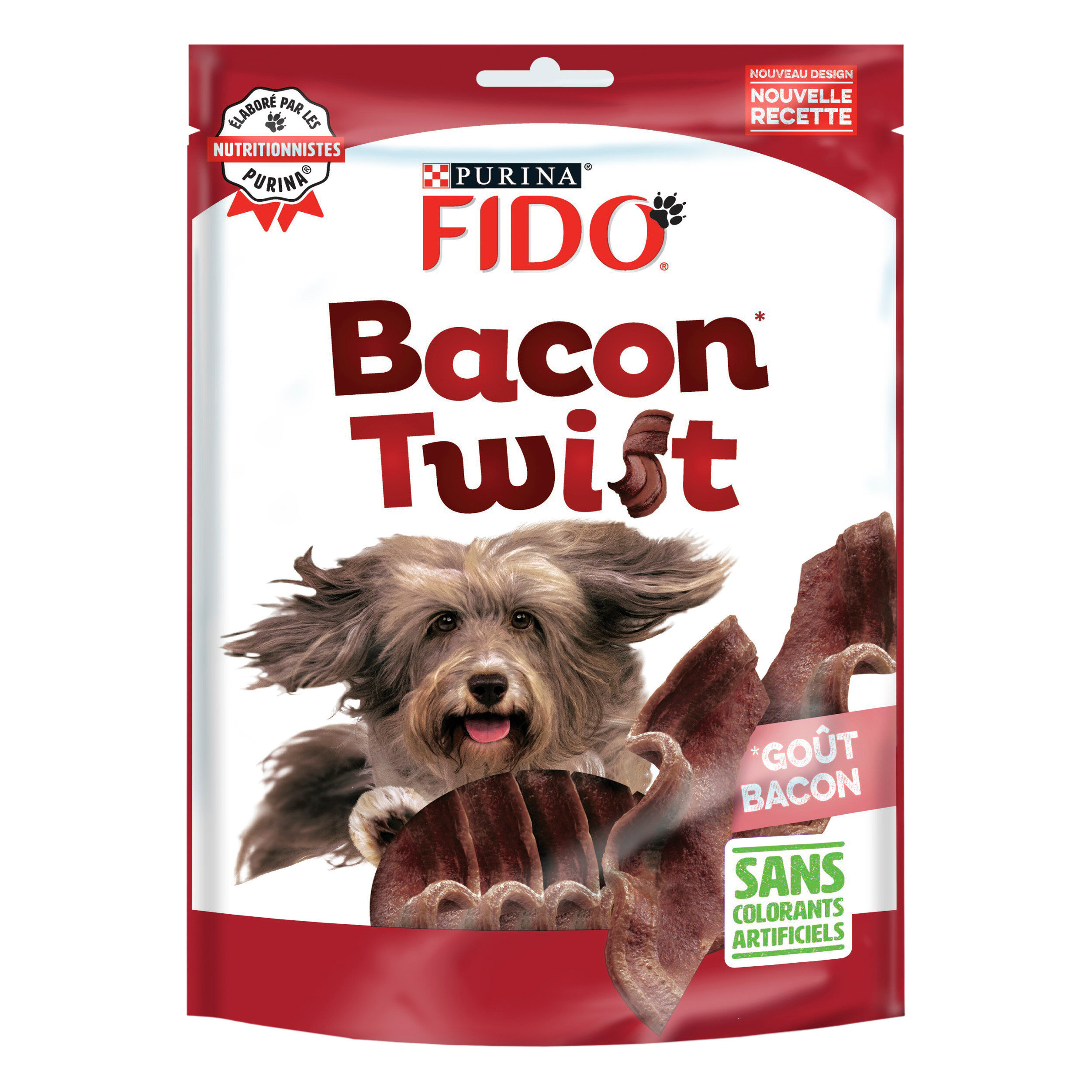 FIDO -  Friandises Bacon Twist pour Chiens - 120g Image num&eacute;ro 1