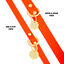 Pop Dog - Laisse Bandoulière Foufou Orange pour Chien - XS/S Indicateur image numéro 2