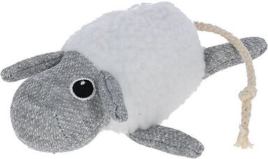 Kerbl - Jouet Mouton blanc/gris pour chiots - 28cm
