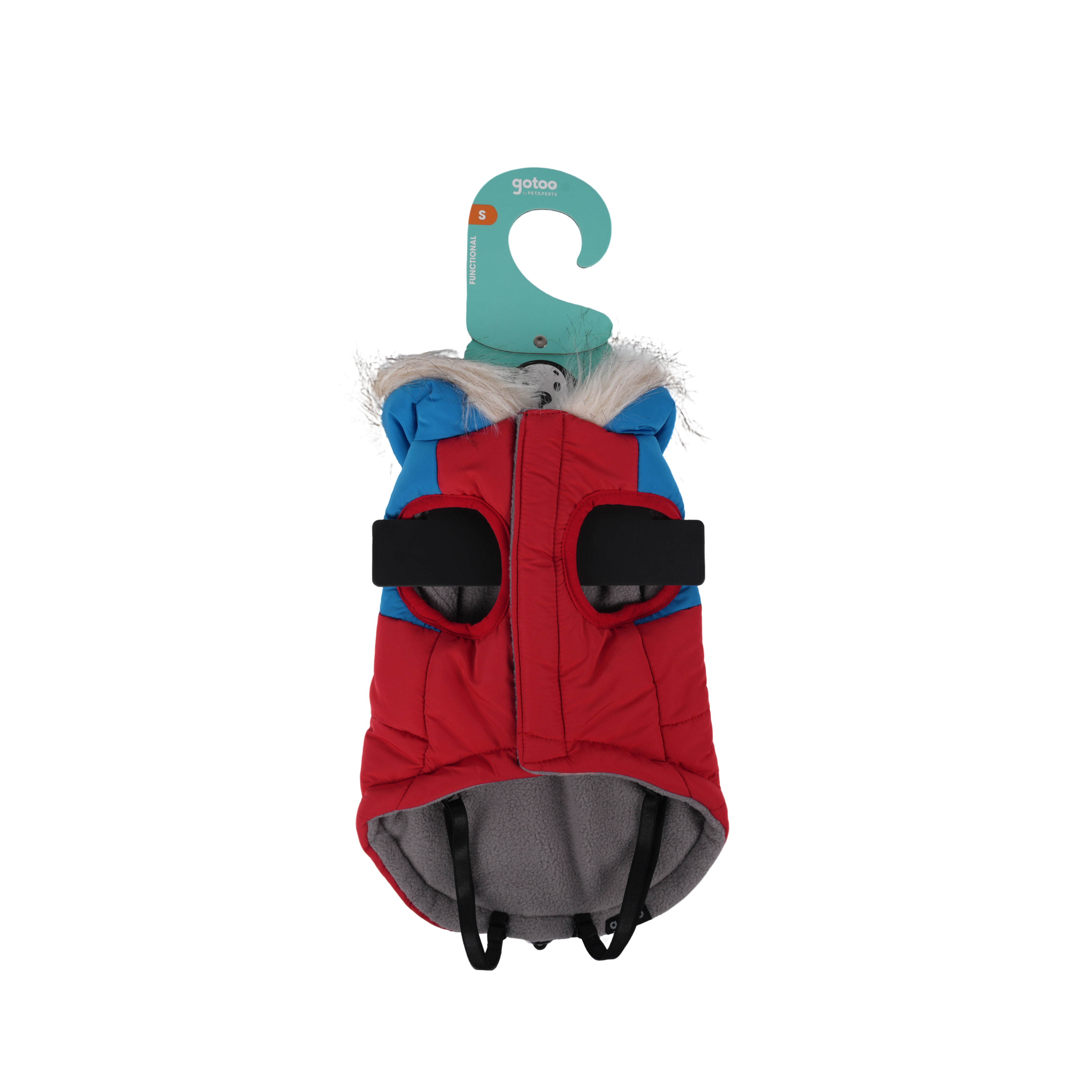 Gotoo - Manteau Imperm&eacute;able Rouge et Bleu pour Chiens - 30cm Image num&eacute;ro 18