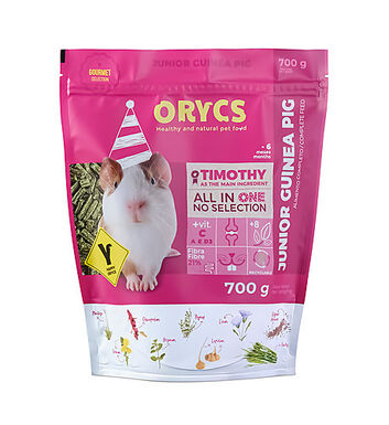 Orycs - Aliment Complet pour Cochon d'inde Junior - 700g
