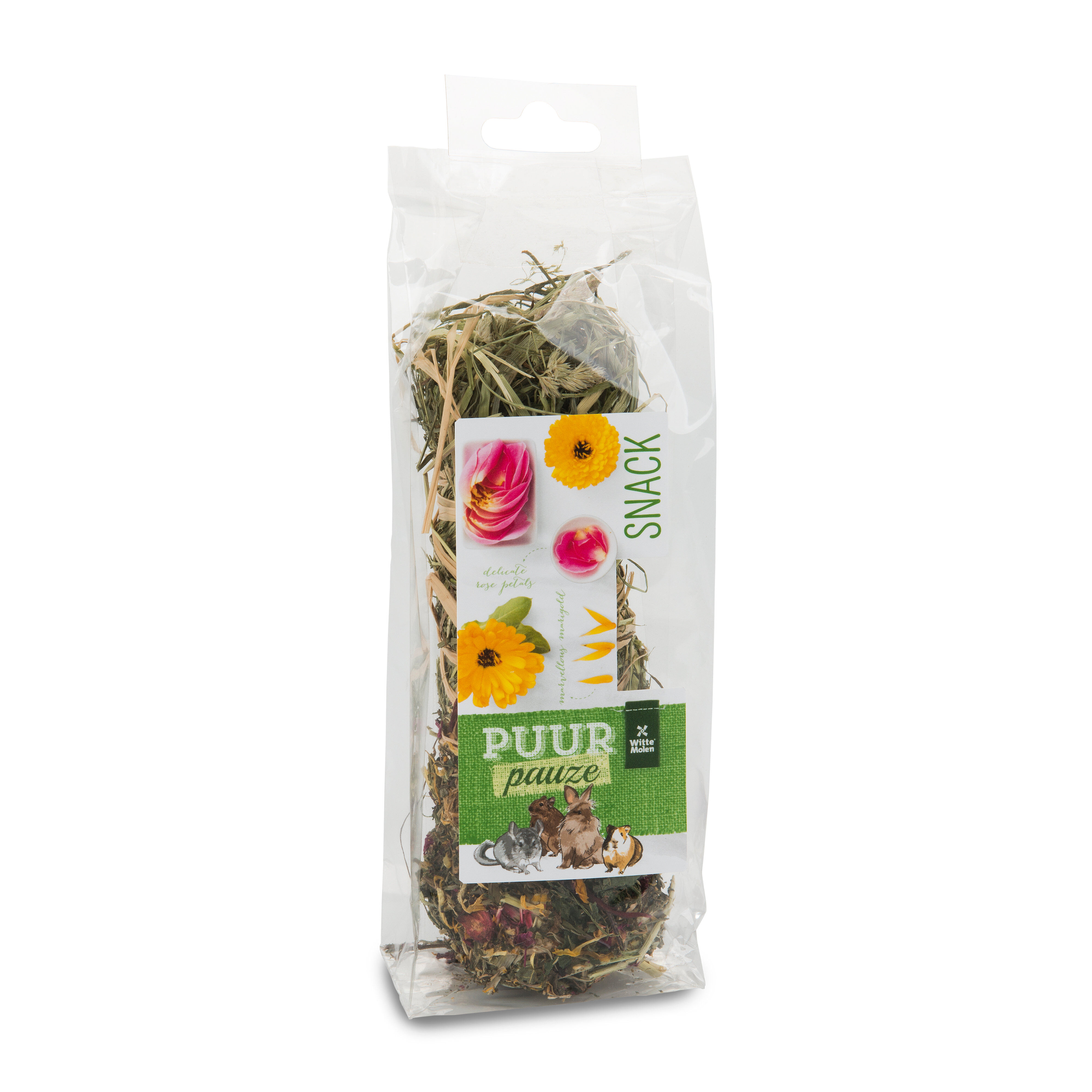Witte Molen - Barre De Foin Puur Pauze  Soucis & Rose - 70g Image num&eacute;ro 1