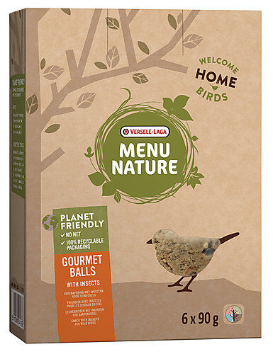Versele Laga - Menu Nature Gourmet Balls avec Insectes pour Oiseaux des Jardins - 6x90g Image num&eacute;ro 1