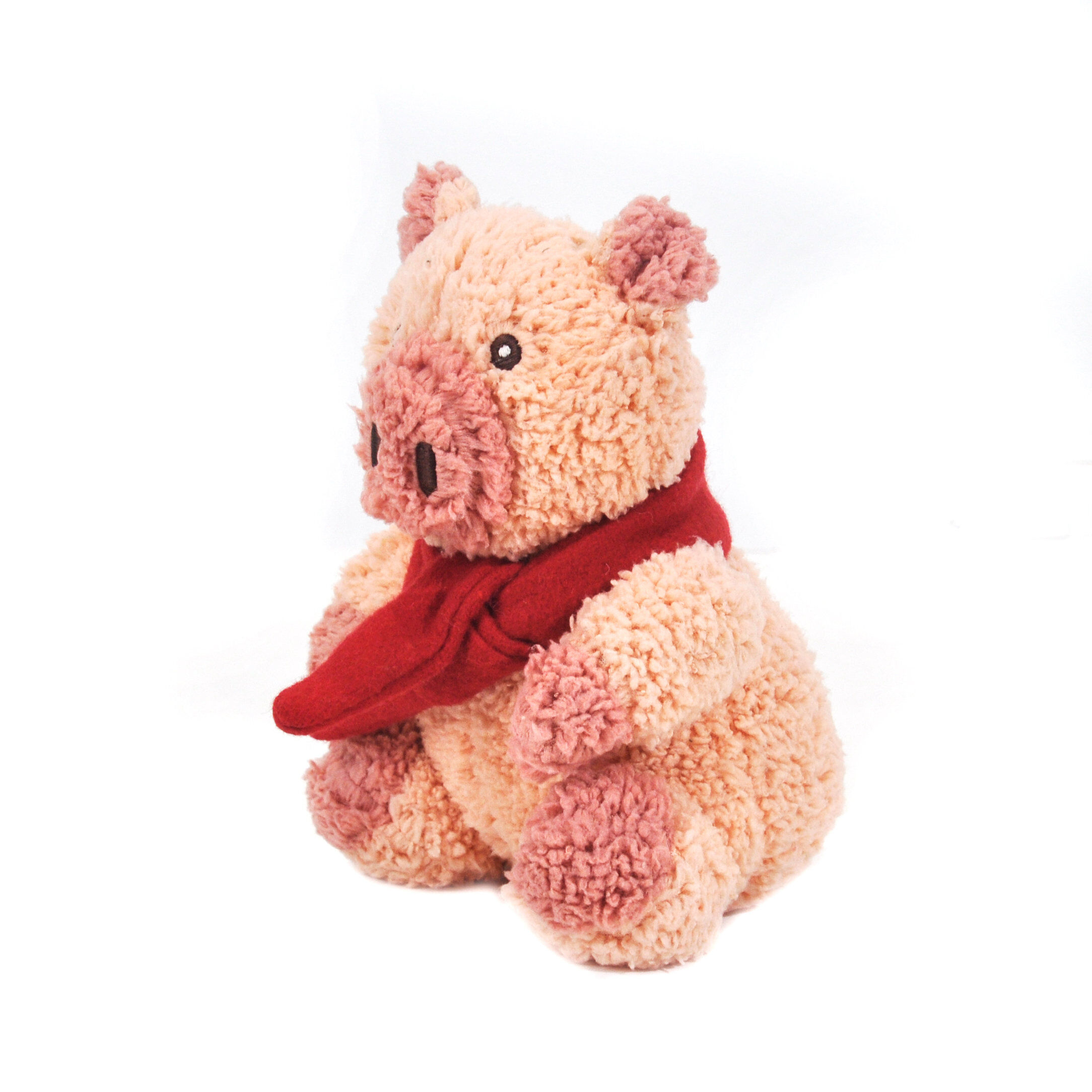 Animalis - Jouet Cochon Calin Laine Recycl&eacute;e pour Chiens - 20cm Image num&eacute;ro 2