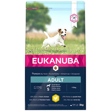 Eukanuba -  Croquettes Chien Adulte Pour Petite Race Poulet 3kg