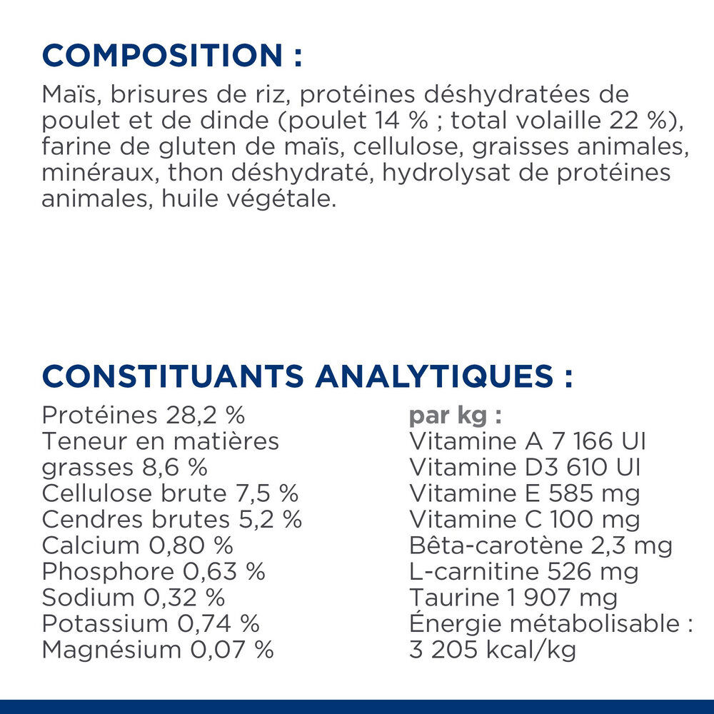 Hill's Science Plan - Mature Adult Light Croquettes Pour Chat Ag&eacute; Au Poulet -  7kg Image num&eacute;ro 10